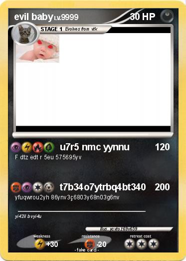 Pokemon evil baby