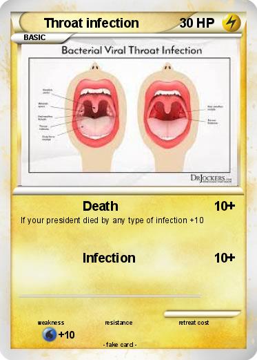 Pokemon Throat infection