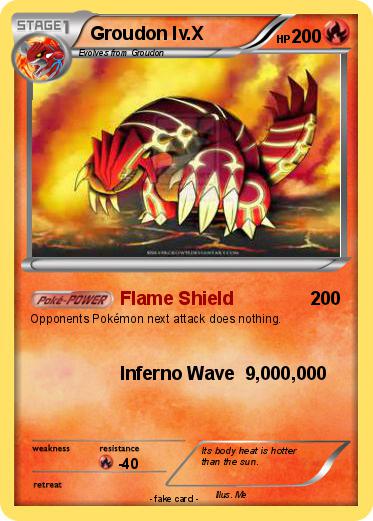 Pokemon Groudon lv.X