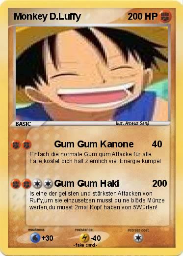 Pokemon Monkey D.Luffy