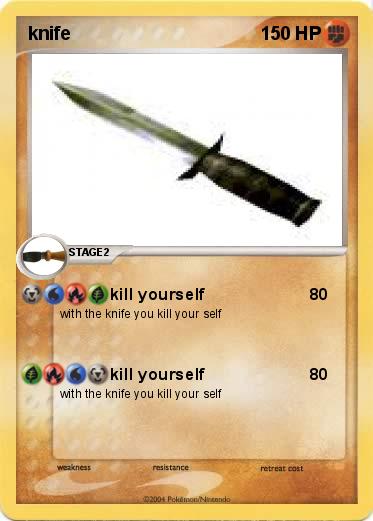 Pokemon knife
