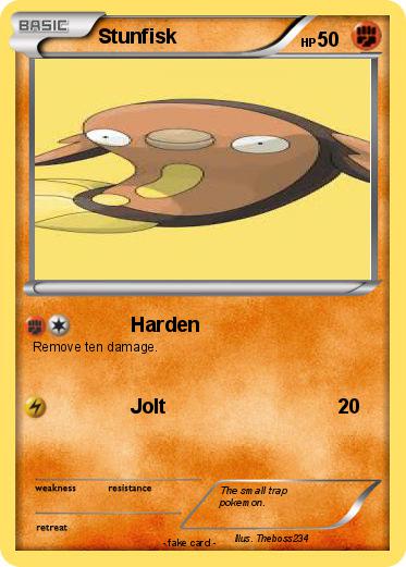 Pokemon Stunfisk