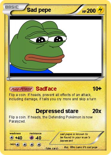 Pokemon Sad pepe