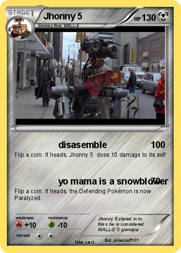Pokemon Jhonny 5