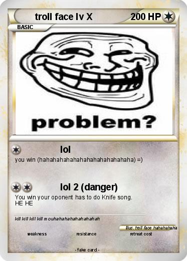Pokemon troll face lv X