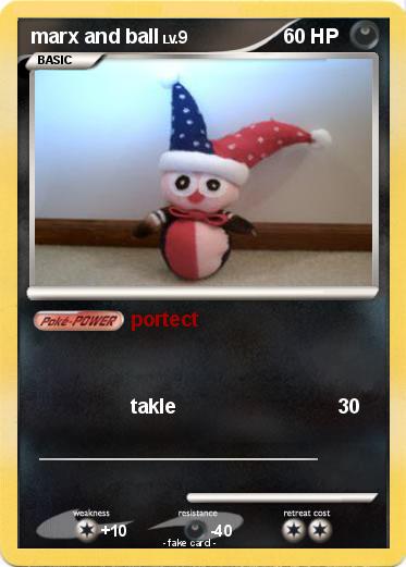 Pokemon marx and ball