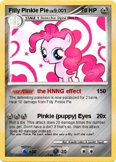 Pokemon Filly Pinkie Pie
