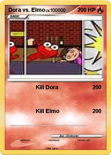 Pokemon Dora vs. Elmo