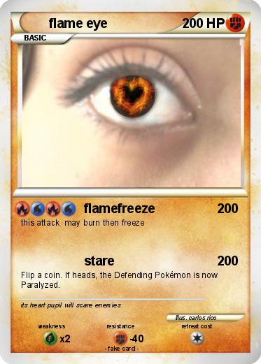 Pokemon flame eye