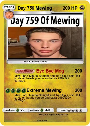 Pokemon Day 759 Mewing