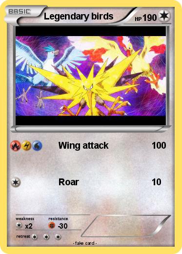Pokemon Legendary birds