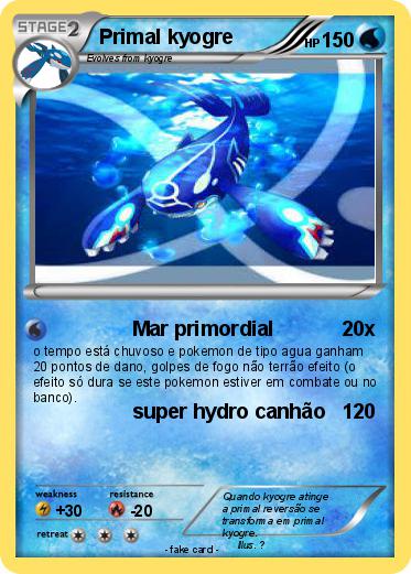 Pokemon Primal kyogre