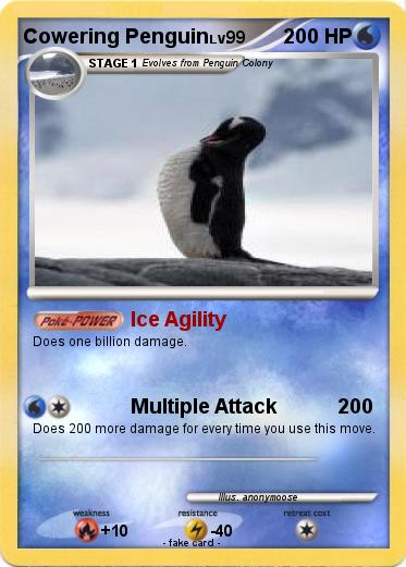 Pokemon Cowering Penguin