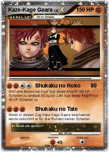 Pokemon Kaze-Kage Gaara