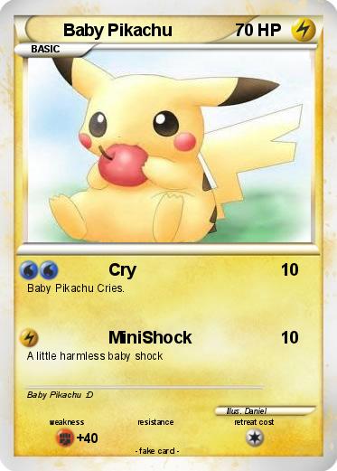 Pokemon Baby Pikachu