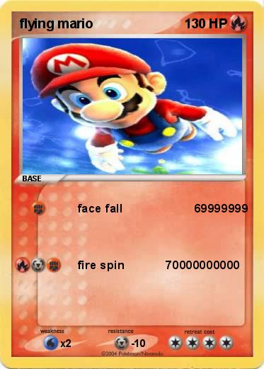 Pokemon flying mario                                          