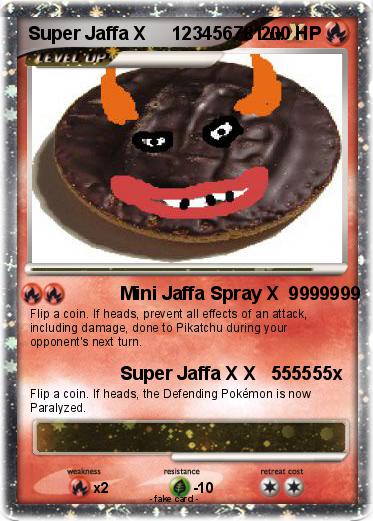 Pokemon Super Jaffa X     123456781