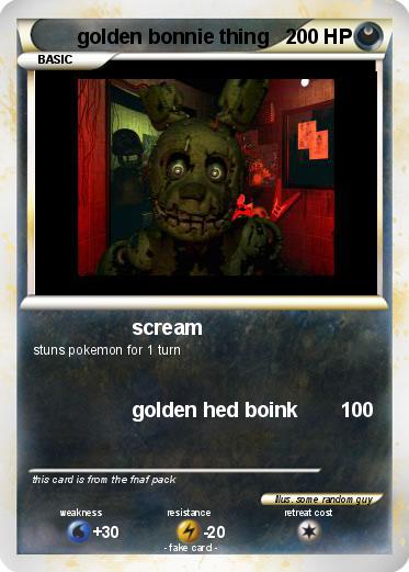 Pokemon golden bonnie thing
