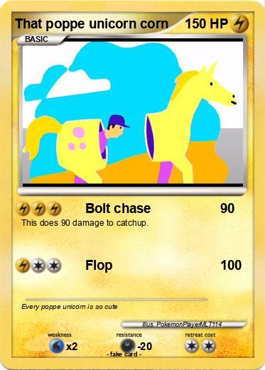 Pokemon That poppe unicorn corn