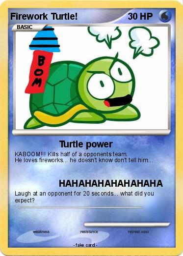 Pokemon Firework Turtle!