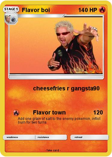Pokemon Flavor boi