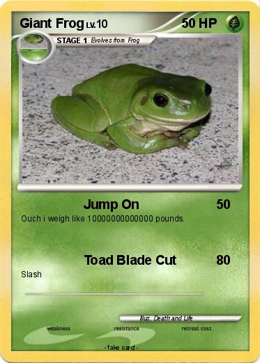 Pokemon Giant Frog