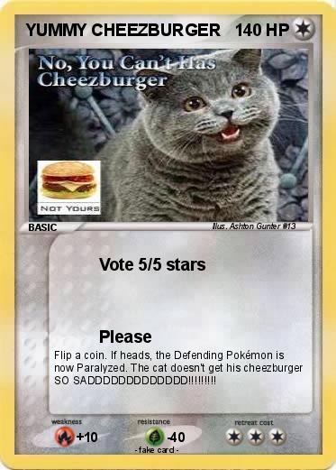 Pokemon YUMMY CHEEZBURGER