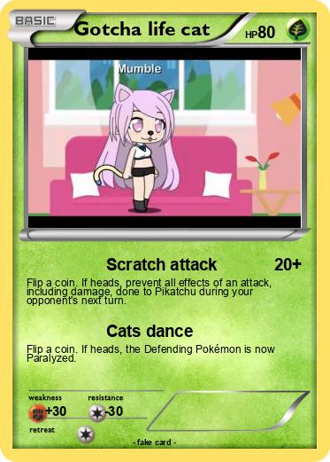 Pokemon Gotcha life cat