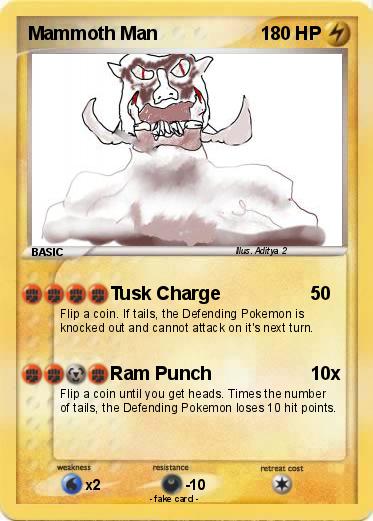 Pokemon Mammoth Man