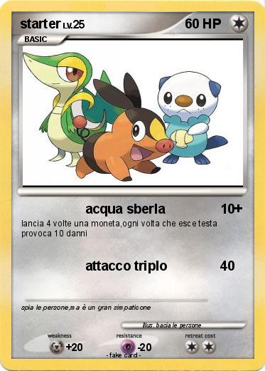 Pokemon starter