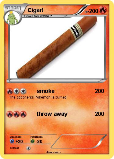 Pokemon Cigar!