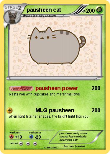 Pokemon pausheen cat