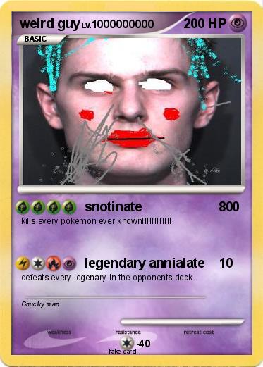 Pokemon weird guy