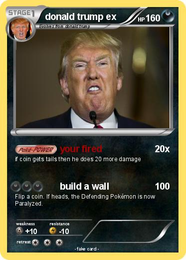 Pokemon donald trump ex
