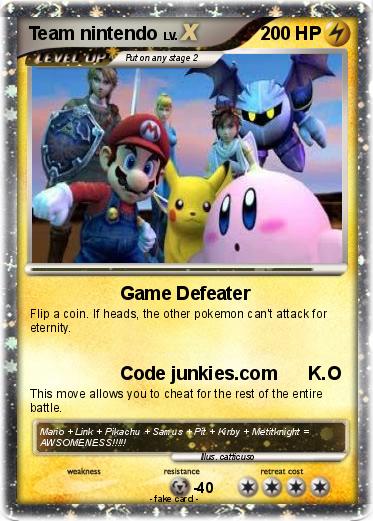 Pokemon Team nintendo