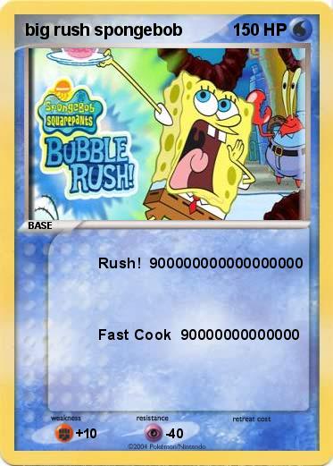 Pokemon big rush spongebob