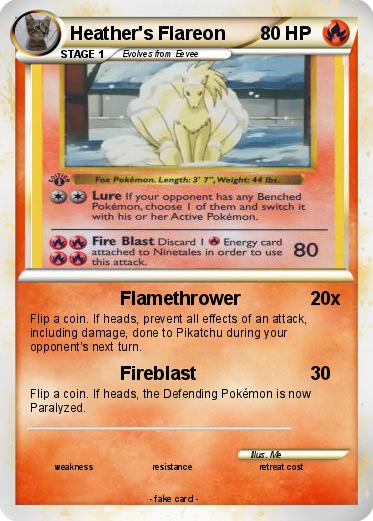 Pokemon Heather's Flareon