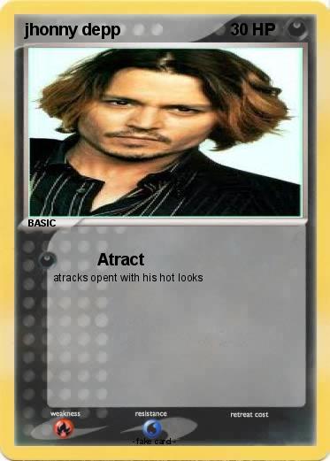 Pokemon jhonny depp