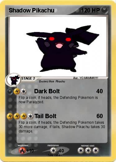 Pokemon Shadow Pikachu