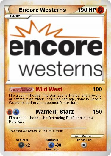 Pokemon Encore Westerns
