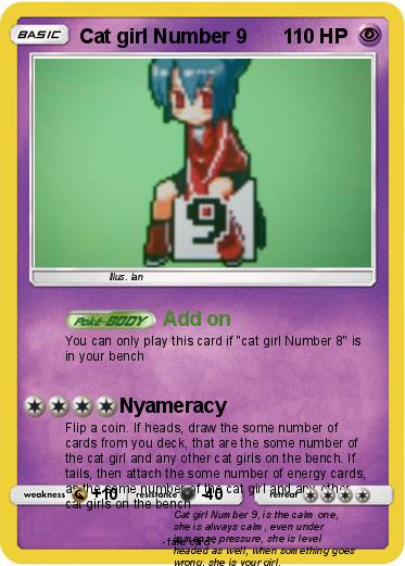 Pokemon Cat girl Number 9