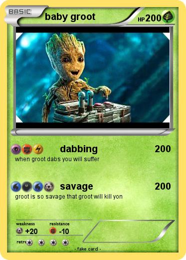 Pokemon baby groot