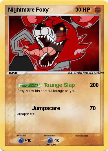 Pokemon Nightmare Foxy