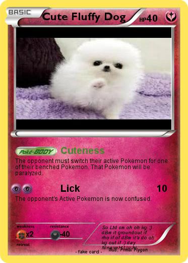 Pokemon Cute Fluffy Dog