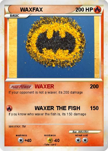 Pokemon WAXFAX