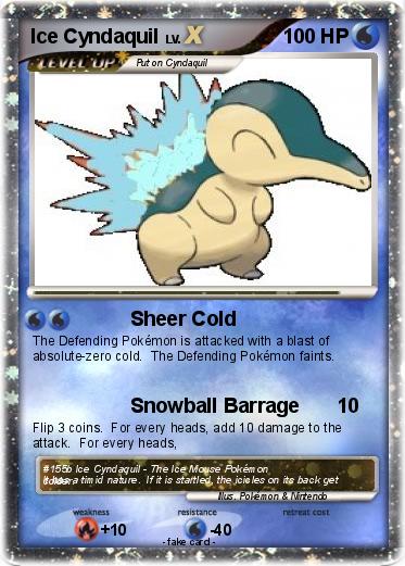 Pokemon Ice Cyndaquil
