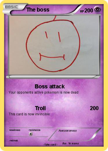 Pokemon The boss