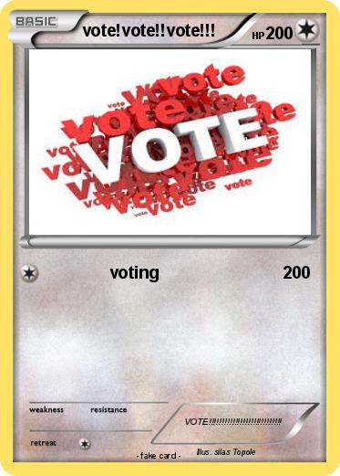 Pokemon vote!vote!!vote!!!