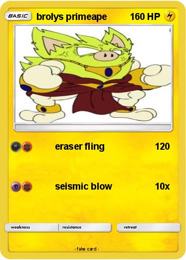 Pokemon brolys primeape