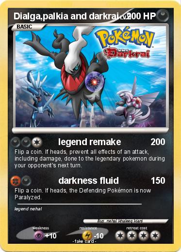Pokemon Dialga,palkia and darkrai